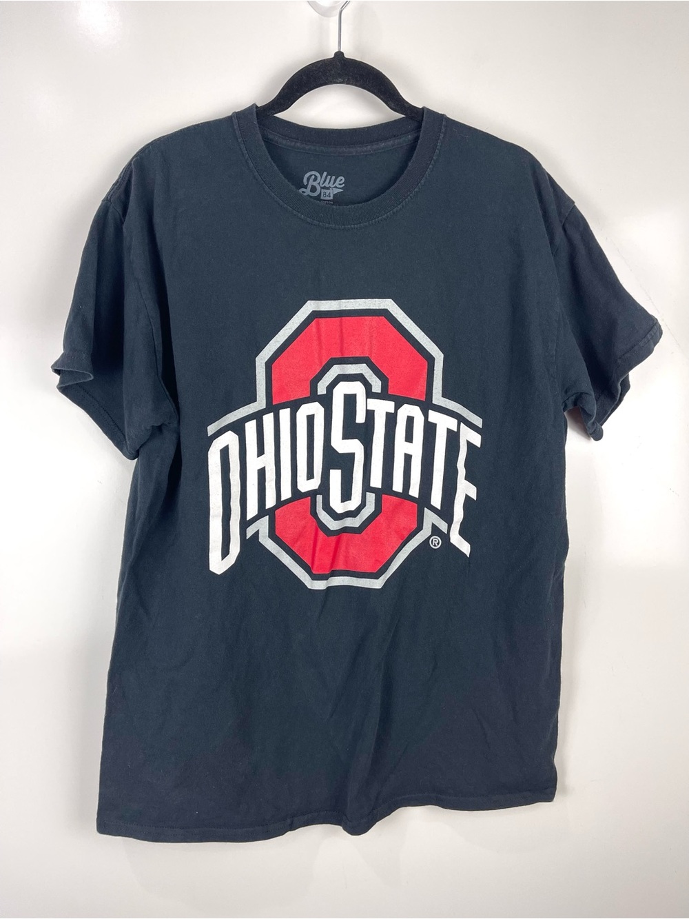 Blue 84 Ohio State Throwback T-Shirt Men’s Size Large Black Unisex College Tee